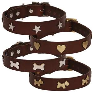 leather-dog-collar-brown-studs